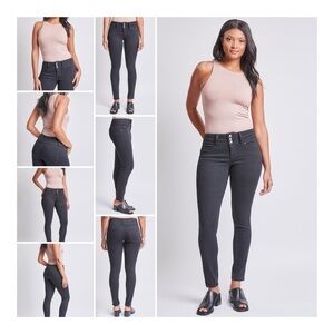 Royalty For Me Wanna Betta Butt Black Skinny Ankle Jeans